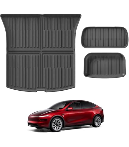 3W Kofferraumwanne Für Tesla Model Y 2025-2026 Juniper - Allwetter Schutzmatte Wasserdicht