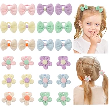 Baseball-Haarschleifen & 6 Haargummis – Süße Haar-Accessoires Für Frauen & Mädchen