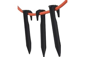 Genisys Hooks pegs for 5.5 mm cable from Husqvarna Automower robotic lawn mower wire mounting nails - strengthened HQ ABS, Pieces:500