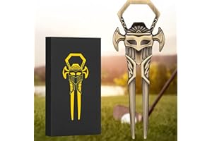 LULLEA 2-in-1-Golf-Pitchgabel-Reparaturwerkzeug und Bierflaschenöffner, Biergeschenke für Männer, Vater, Ehemann, Sohn, Ihn mit Geschenkbox und Karte, Golf-Gadget-Geschenke für Golfliebhaber, Fans
