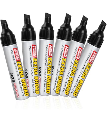 ABEIER Lot De 4 Marqueurs Permanents De Couleurs D'encre Assorties