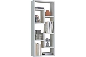 FINEBUY MÖBEL ZUM WOHLFÜHLEN FineBuy ścienna FineBuy ROSE 36 x 90 x 13,5 cm drewniana konstrukcja pegboard nowoczesna | Płytka ścienna swobodnie pływająca | Drewniana półka na ścianę | Regał wąski | Dekoracyjna półka pływająca wysoka