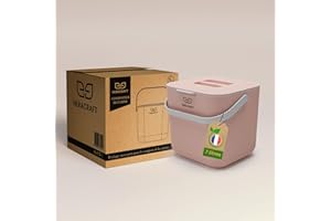 Heracraft Composteur Cuisine 7L Appartement Poubelle Compost Cuisine Efficace pour Déchets Poubelle Alimentaires Appartement - sans Odeur, Parfaite pour Le Compostage