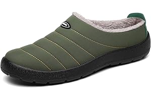 Mishansha Zapatillas de Estar por Casa Invierno Hombre Mujer Cálido Forro Pantuflas GR.35-47
