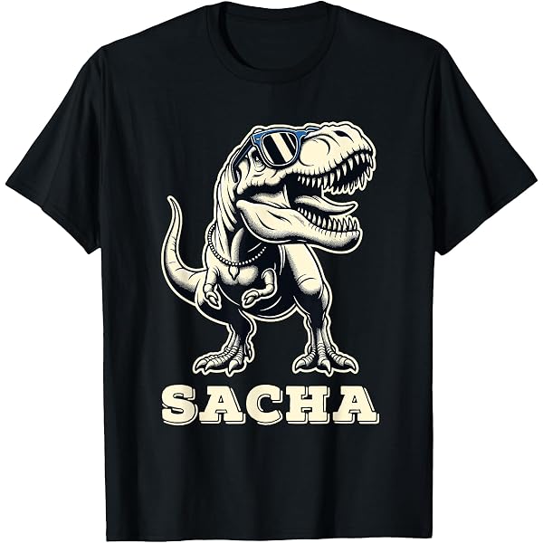 T-shirt Enfant Personnalisé Dinosaure - Avec Prénom - Cadeau Noël Ou Anniversaire