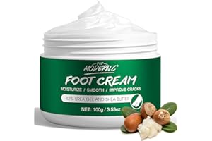 POP MODERN.C Fußcreme, Urea 42% Creme Sheabutter-Fußcreme, heilende Fußlotion für trockene, rissige Haut und raue Hornhautfüße, feuchtigkeitsspendende Fußreparaturcreme für die Fußpflege von Männern Frauen, 100g
