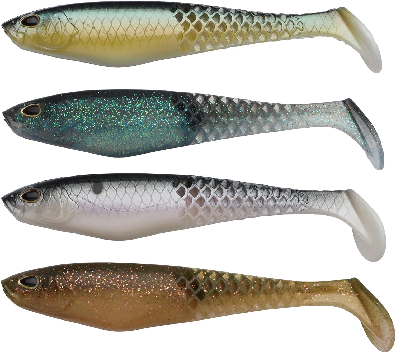 Berkley PowerBait® Cullshad Soft Bait | Señuelo de Pesca de acción Realista | Señuelo versátil para Depredadores como el Lucio, la lucioperca, la Trucha y la Perca | Múltiples Opciones