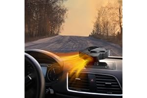 Bestcool 12V 150W Riscaldatore Auto, Ventilatore Riscaldamento Portatile per Auto 2 in 1 Riscaldamento Raffreddamento rapido sbrinatore Finestra Auto 360 ° Rotante Parabrezza defogger per l'inverno