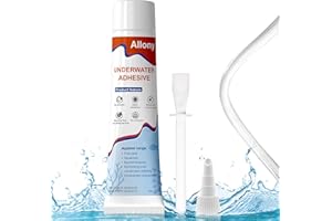 ALLONY Allonby Fish Tank Sealant, Aquarium Sealant, Underwater Sealant, Aquarium and Fish Tank Safe Adhesive, Suitable for Fish Tanks, Glass Cabinets, And Underwater Landscaping Adhesives