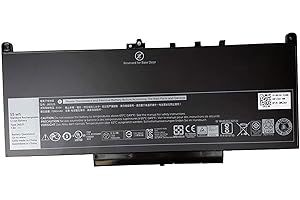 ASKC 55WH J60J5 Laptop Battery Replacement for Dell Latitude E7270 E7470 Series Notebook R1V85 MC34Y 451-BBSX 242WD 451-BBSY 451-BBSU 1W2Y2 7.6V 4Cell