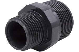 VARIOSAN Nipplo riduttore 14078, 1" x 3/4" AG/AG, PVC-U, 10 bar