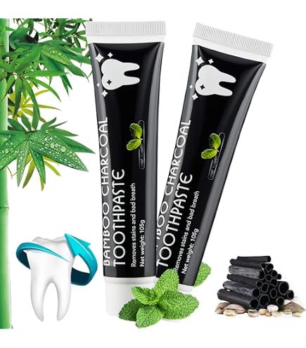 Aktivkohle Zahnpasta -Schwarze Zahnpasta Bamboo Charcoal -Natrliche Teeth  Whitening Toothpaste -Bambus kohle Zahncreme Weie Zhne -Ohne Fluorid  -Zahnaufhellung Carbon Toothpaste 120g : Amazon.de: Drogerie & Krperpflege