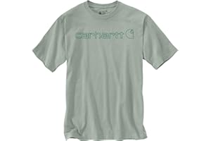Carhartt Relaxed Fit Heavyweight Short-Sleeve Logo Graphic T-Shirt, Camiseta Work Utility