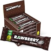 RAWBERRY COCOA (15 BAR), No Added Sugar, Vegan, Gluten Free
