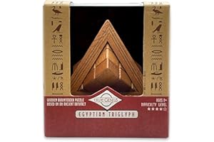 Project Genius Egyptian Trygliph Wooden Brainteaser