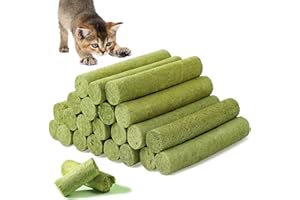 HAVENFLY 100g Bastoncini Erba Gatta per Gatti, Snack per Gatti Liofilizzato con Erba Gatta per Elimina Boli di Pelo e Pulizia dei Denti