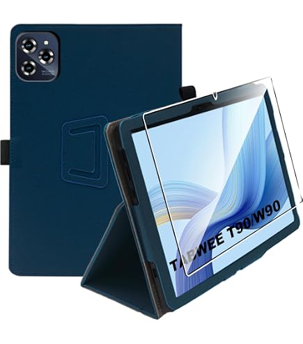 Custodia Folio Magnetica Ultra Sottile Per KINGRID W90/T90 – Pelle PU, Supporto Multi-Angolo, Portapenna E Cinturino Da Polso