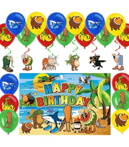 Escape Room Party Decorazioni Include Escape Room Buon Compleanno Banner Torta Topper Cupcake Toppers Palloncini per Escape Room Compleanno Party Forniture