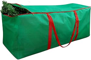 DIJIA Christmas Tree Storage Bag-122×38×51cm Durable Fabric Bag With Durable Reinforced Handles & Zipper, Storage Bag for Quilt, Pillow, Toys
