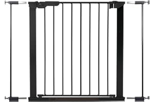 BabyDan Premier Barrière à Fixation par Pression pour Porte/Escalier, Noir, 73,5 - 79,6 cm