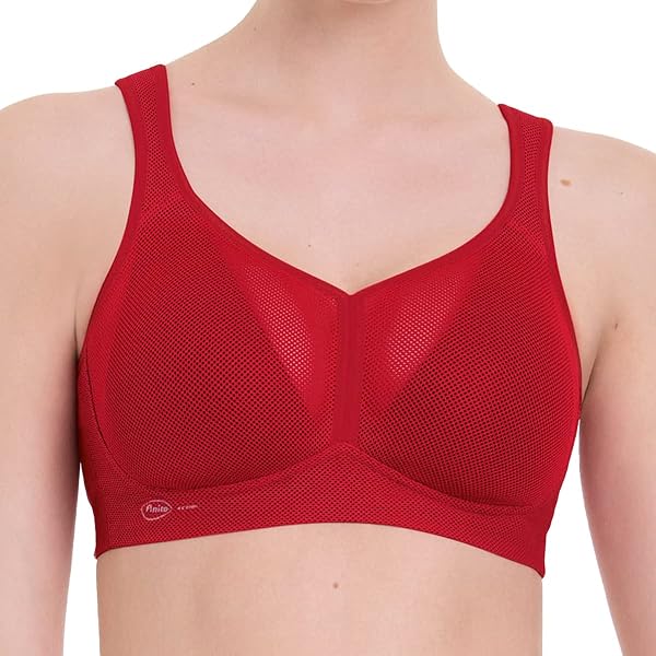 Anita Women's Petite Plus-Size Front Closure Sports Bra - Adjustable Velcro Straps - View #2