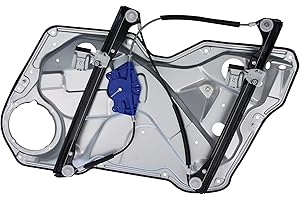 BESTPRICE 1x Elevalunas eléctrico delantero izquierdo sin motor eléctrico con placa atornillable Compatible con SEAT LEON (1M1), TOLEDO II (1M2)