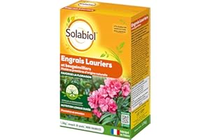 SOLABIOL Engrais Lauriers et Bougainvilliers - 1,5 Kg - 100% Organique - Action Longue Durée SOLAURY15