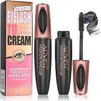 4D Silk Fiber Wimperntusche – Wasserdicht & Schweißfest Für Ultra-lange & Dicke Wimpern, Schwarz, 8 Ml