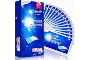 EDK Whitening Strips Tandblekning - 28 Blekningsremsor Vita Tänder | Använd 30 Minuter Om Dagen, Mintsmak - Passar In I Din Dagliga Munhygienrutin - För Vitare Tänder