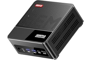 AOOSTAR GEM12 MAX Mini PC Ryzen 7 8745HS (8C/16T up to 5.1GHz), 24GB DDR5 RAM 1TB PCIe4.0 SSD Radeon 780M Graphics Gaming Computers, with OCuLink Dual USB4, HDMI/Dual 2.5G LAN/ BT5.2/WIFl6