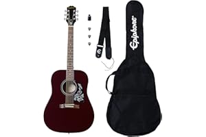 Epiphone Starling Acoustic Player Pack Wine Red - Westerngitarre
