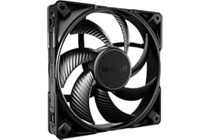 BE QUIET! be quiet ! Silent Wings Pro 4 PWM 140mm ventilateur, pales optimisées, performances exceptionnelles Speed Switch pour une vitesse PWM maximale, moteur de 6 pôles Fluid-Dynamic-Lager, noir, BL099
