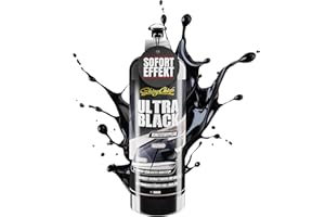 ‎SHINYCHIEFS ShinyChiefs ULTRA BLACK Auto Kunststoffpflege schwarz 500 ml - Kunststoff Auffrischer zur Kunststoff- & Gummipflege - Kunststoffpflegemittel mit UV-Schutz für außen - Intensive Autopflege