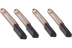 K AID Jeu de 4 brosses en carbone d'origine convenant au robot ménager KitchenAid Artisan, Ultra, Classic 5KSM150, 5KSM90, 5KSM45, 5KPM5, 5K5, 5KSM156, 5KSM125, 5KSM175