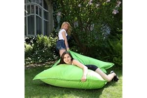 Lazy Place XXL Beanbag for Outdoor and Indoor Use Washable Waterproof with Inner Bag (Apple Green).