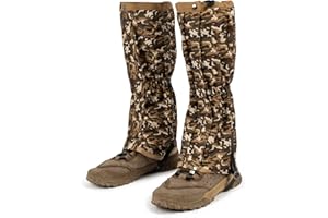 likloks Gaiters for Men & Women - Adjustable Hiking Leg Gaiters for Boots - Waterproof & Durable Lightweight Gaiters for Outdoor Activities