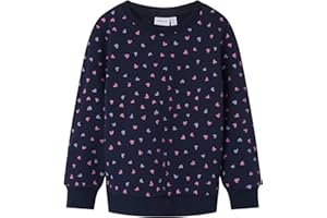 NAME IT Mädchen Nmfdavina Ls Sweat Fleece Bru Noos Sweatshirt