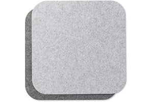 ‎LUXDAG luxdag Sitzkissen aus Filz 2er Set (Farbe & Größe wählbar) - Sitzauflage zweifarbig für Stuhl, Bank & Hocker - Sitzpolster für Haus & Garten