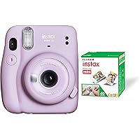 Fujifilm Instax Mini 11 Instant Camera - Lilac Purple with 40 Shots Film Pack