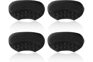 BIVOFU 4 almohadillas para talón, negras para zapatos demasiado grandes, reducción de fricción, ampollas y dolores en los pies con espuma viscoelástica especial y capa de gel antideslizante-Beig