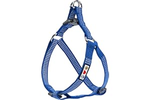 Pawtitas Arnes Perro Pequeño Arnes Antitirones Perro Ajustable Reflectante Arnes para Cachorros Ligero Arnes Azul