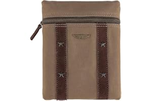 Artonvel - Motorcycle Military Magnetic Tank Bag - Vintage Full Grain Cowhide Leather & Velvet Leather - Waterproof & Lightweight - Ergonomic - Durable