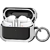 Teknoft Samsung Galaxy Buds 3 Pro, Buds 3 ve Buds 3 FE ile Uyumlu Darbelere Karşı Ultra G&uuml;&ccedil;l&uuml; &Ccedil;ift Renkli Sert Kenarlı Mat Si