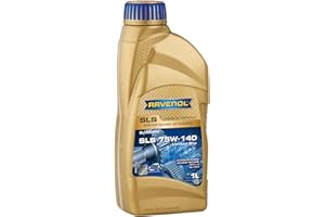 RAVENOL Gear Oil SLS SAE 75W-140 GL-5 Litres for 5- and 6-Speed Manual Transmission and Axle Drives with and without Locking Differential, 1 Litre