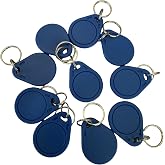 YARONGTECH&reg; RFID NFC Tag 13.56mhz 1K Keychain Blue -10 pcs