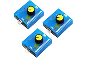 Voktta 3PCS RC Servo Tester 3CH Digital Multi Servo Tester ECS Consistency CCMP Master Speed Controller Checker for RC Servo Motor ESC