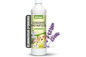 BIO-CHEM CLEANTEC Bio-Chem - Nettoyant enzymatique concentré 1L - Combat les odeurs et traces tenaces - Action probiotique naturelle pour moquettes, tapis, textiles et surfaces