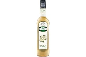 Sirop de Fleur de Sureau Mathieu Teisseire, pour boissons, sodas, vins mousseux, cocktails avec ou sans alcool, thés, bouteille de 70cl