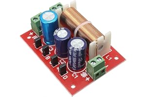 WINWILL 2Pcs Ajustable Höhen/Bass Frequenzteiler 2-Wege Lautsprecher Audio Crossover Filter