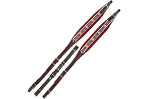 Alpenklang Accordion Straps Edelweiss/Red For 4-Row Accordions